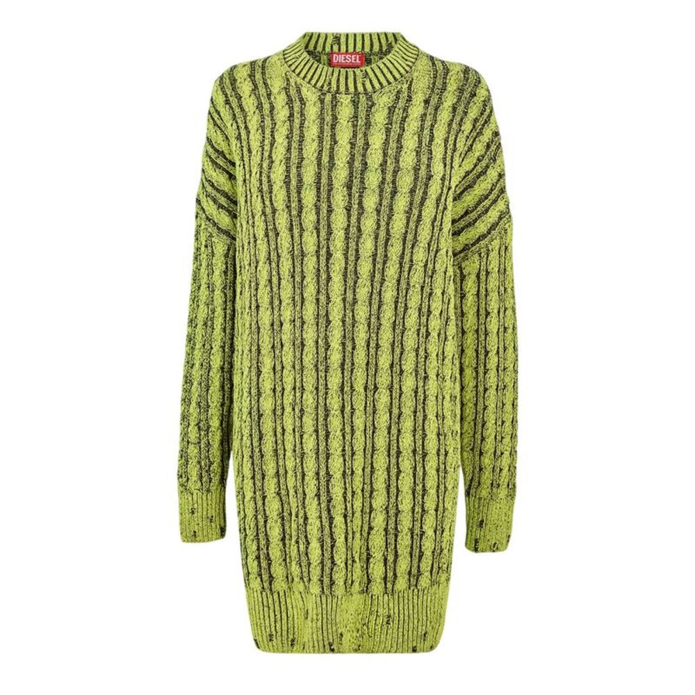 Diesel Womens/Ladies Pantse Maglia Sweater Dress / Green